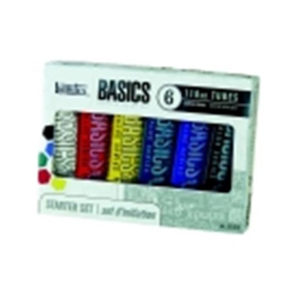 Liquitex Liquitex 4 Oz. Basics Non-Toxic Acrylic Paint Set; Set - 6 404425